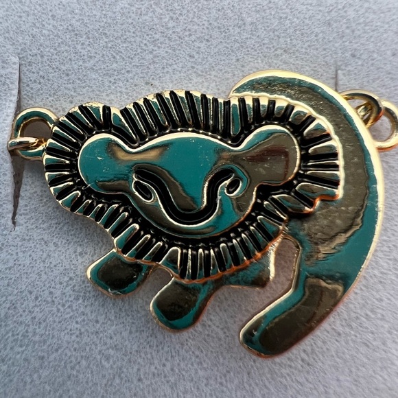 Broadway Disney Lion King Simba symbol necklace NEW minimalist jewelry gift VHTF - Picture 5 of 5